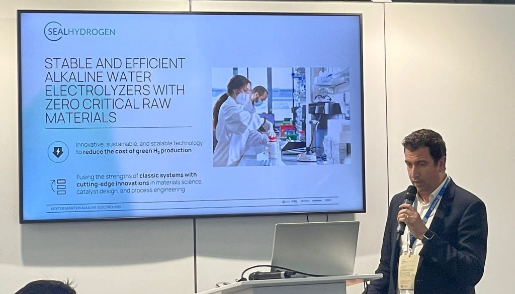 Gonzalo Abellán showcases SEAL Hydrogen advancements at EU Hydrogen Week
